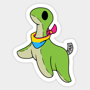 Pansexual pride Nessie Sticker